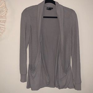 Gray cardigan
